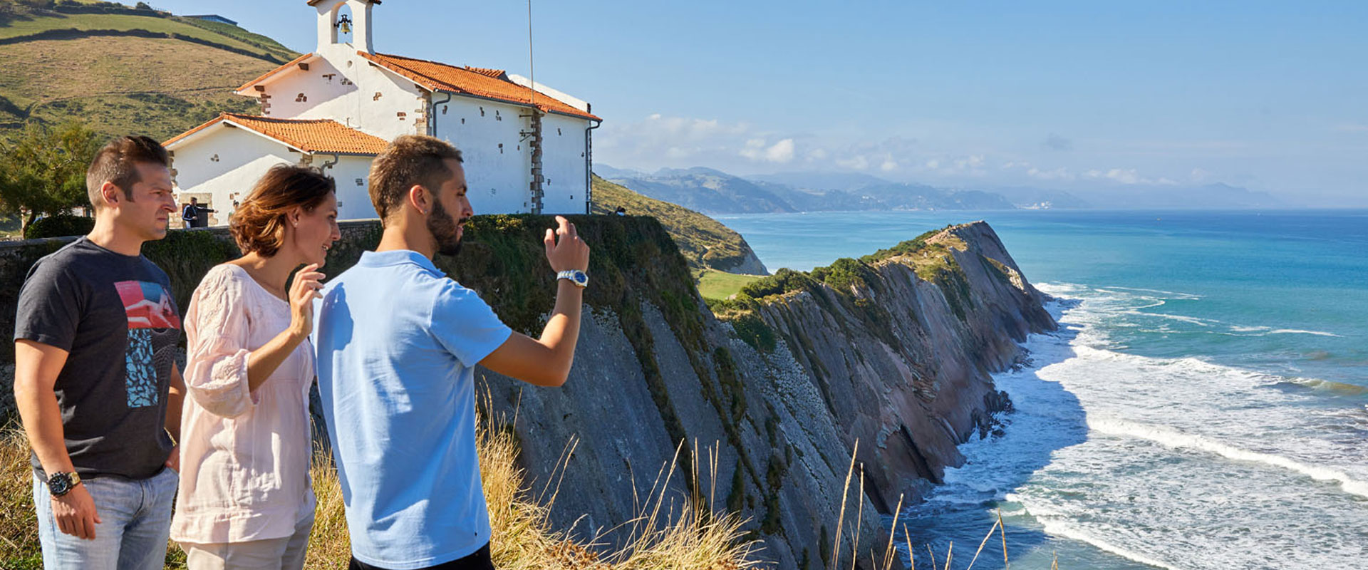 Zarautz, Getaria and Zumaia from San Sebastian